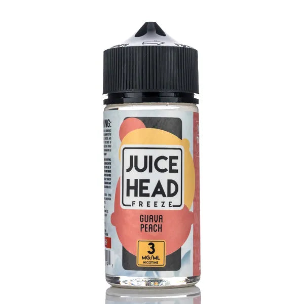 Juice Head Freeze E-Liquid - Guava Peach Freeze - 100ml - Black Coral